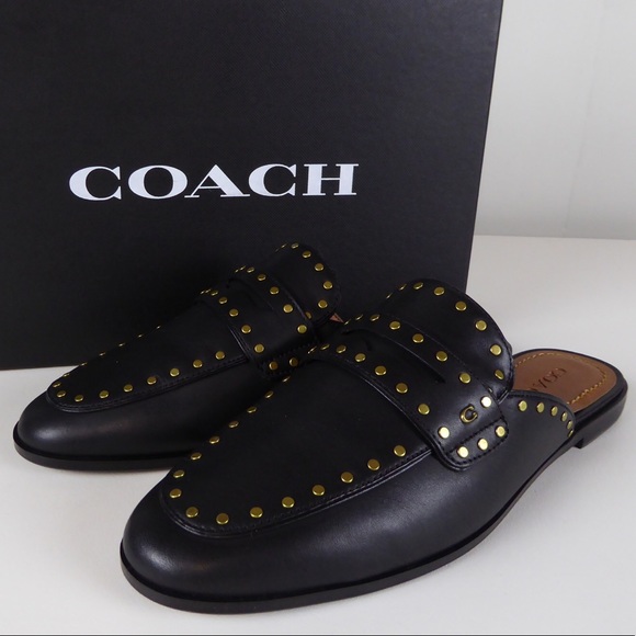 coach fiona loafer mule